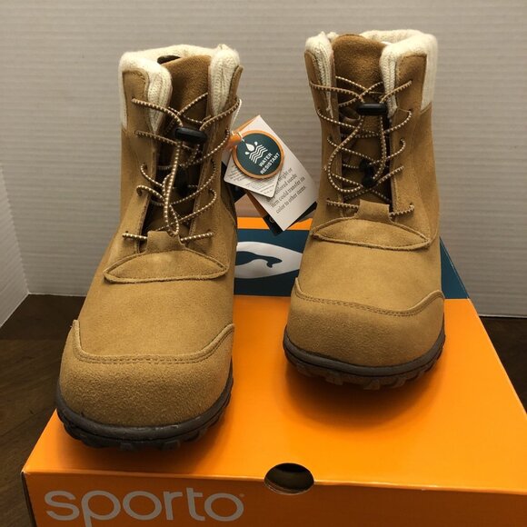 Sporting BOHO in Camel Colored Suede Boot Size 10 - Picture 2 of 10